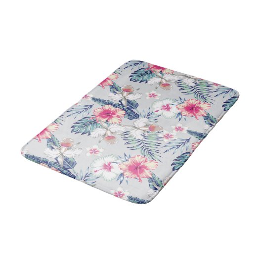 Tropisch orchidee Floral Pattern Badmat (Gekanteld)