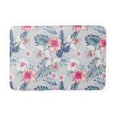 Tropisch orchidee Floral Pattern Badmat (Voorkant)