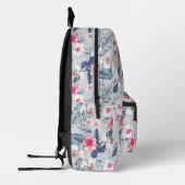 Tropisch orchidee Floral Pattern Bedrukte Rugzak (Links)