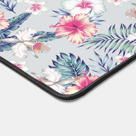 Tropisch orchidee Floral Pattern Bureaumat (Hoek)