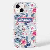 Tropisch orchidee Floral Pattern Case-Mate iPhone Case (Achterkant)