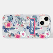 Tropisch orchidee Floral Pattern Case-Mate iPhone Case (Achterkant (horizontaal))