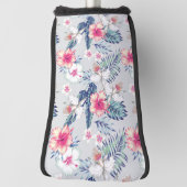 Tropisch orchidee Floral Pattern Golfheadcover (Draai 90)