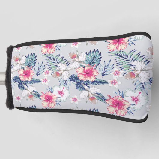 Tropisch orchidee Floral Pattern Golfheadcover (Voorkant)