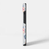 Tropisch orchidee Floral Pattern iPhone Hoesje (Linkerkant)