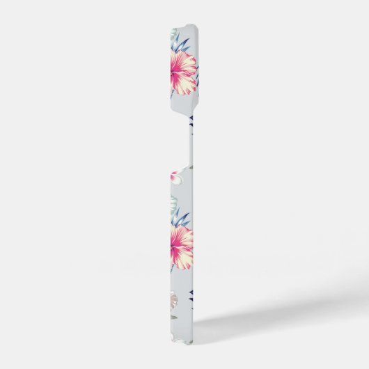 Tropisch orchidee Floral Pattern iPhone Hoesje (Rechterkant)