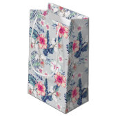 Tropisch orchidee Floral Pattern Klein Cadeauzakje (Achterkant Gekanteld)