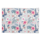 Tropisch orchidee Floral Pattern Kussensloop (Achterkant)