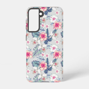 Tropisch orchidee Floral Pattern Samsung Galaxy Hoesje
