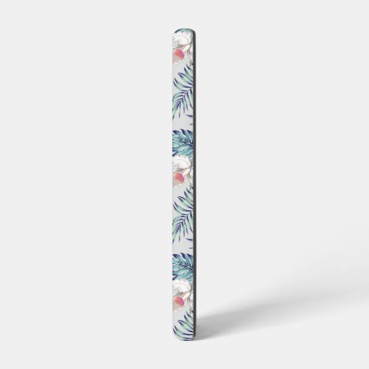 Tropisch orchidee Floral Pattern Samsung Galaxy Hoesje (Linkerkant)