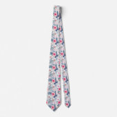 Tropisch orchidee Floral Pattern Stropdas (Voorkant)