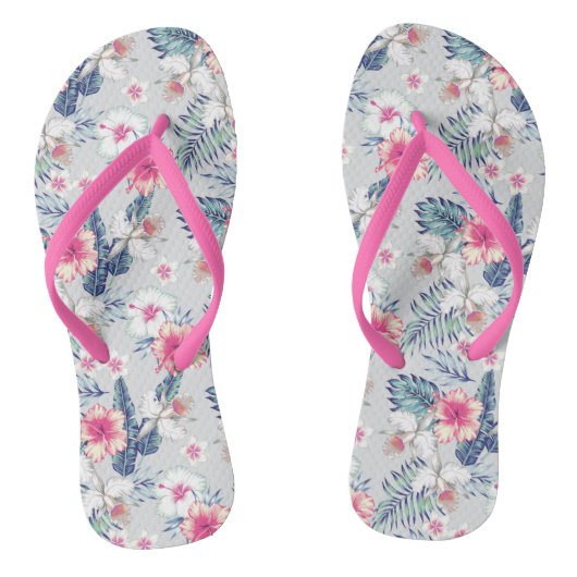 Tropisch orchidee Floral Pattern Teenslippers (Voetbed)