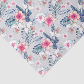 Tropisch orchidee Floral Pattern Tissuepapier (Detail)