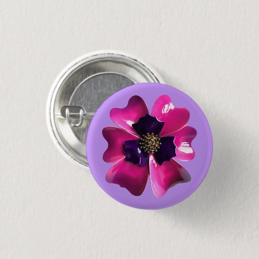 Tropisch orchidee MOD Hippie Hawaii Weddenschap Ronde Button 3,2 Cm (Voorkant /achterkant)