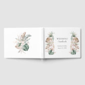 Tropisch Orchidee Monstera Trouwgastenboek Gastenboek (Volledig)