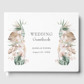 Tropisch orchidee Monstera Weddenschap Boek (Voorkant)