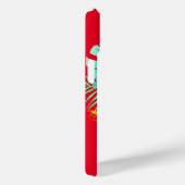 Tropisch orchidee palmblad Hawaiian florrood Case-Mate iPhone Case (Achterkant / Rechts)