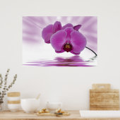 Tropisch orchidee poster (Keuken)