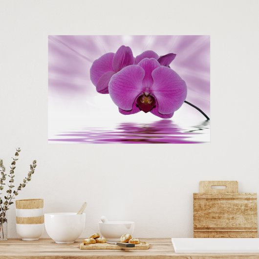 Tropisch orchidee poster (Keuken)