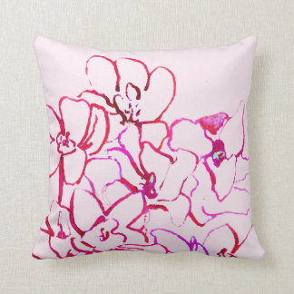 Tropisch orchidee roze pillow kussen