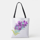 Tropisch Orchidee-Tas Tote Bag (Achterkant)