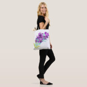 Tropisch Orchidee-Tas Tote Bag (Op model)