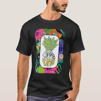 Tropisch Paars strand Hawaiian Aloha Paars Hawa T-shirt