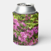 Tropisch Paarse Bougainvillea Floral Blikjeskoeler (Blikje Achterkant)