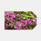 Tropisch Paarse Bougainvillea Floral Cadeaulabel (Voorkant (Horizontaal))
