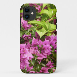 Tropisch Paarse Bougainvillea Floral iPhone 11 Hoesje