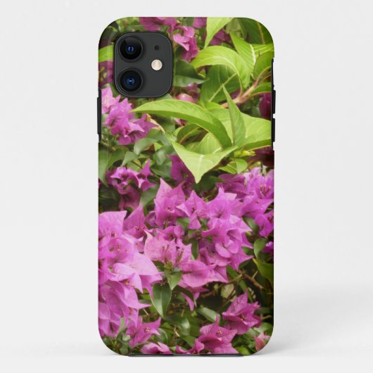 Tropisch Paarse Bougainvillea Floral Case-Mate iPhone Case (Achterkant)