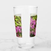 Tropisch Paarse Bougainvillea Floral Glas (Rechts)