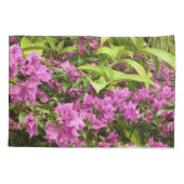 Tropisch Paarse Bougainvillea Floral Kussensloop (Achterkant)