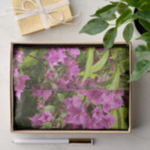 Tropisch Paarse Bougainvillea Floral Tissuepapier (Geschenk)