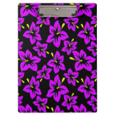 Tropisch Paarse Hawaiian Hibiscus Flowers Klembord (Voorkant)