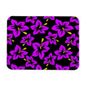 Tropisch Paarse Hawaiian Hibiscus Flowers Magneet (Horizontaal)