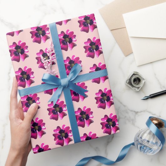 Tropisch Paarse MOD Orchidee Bloem Zomer Verjaarda Cadeaupapier (Geschenken)
