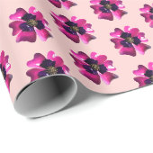 Tropisch Paarse MOD Orchidee Bloem Zomer Verjaarda Cadeaupapier (Rol Hoek)