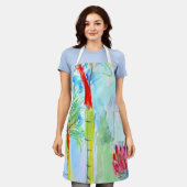 Tropisch palm Apron door Areiella & Lily Design Schort (Gedragen)