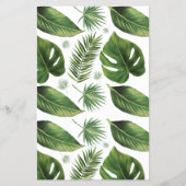 Tropisch palm I Spy Weddenschap Reception Game Car Flyer (Achterkant)