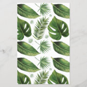 Tropisch palm Ken je het spel van de Bride Shower? Flyer (Achterkant)