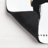 Tropisch palm Leaf Letter H Monogram Gepersonalise Muismat (Hoek)