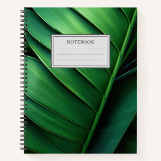 Tropisch palm Leaf Notitieboek