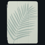 Tropisch palm Leaf Sage Green iPad Air Cover<br><div class="desc">Tropisch palmblad Leaf Illustration - Sage Green.</div>