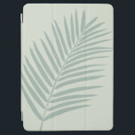 Tropisch palm Leaf Sage Green iPad Air Cover<br><div class="desc">Tropisch palmblad Leaf Illustration - Sage Green.</div>