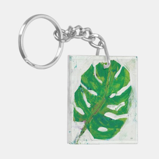 Tropisch | Palm Leaf Sleutelhanger (Voorkant Links)