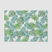 Tropisch palm Leaf Tissuepapier (Voorkant)