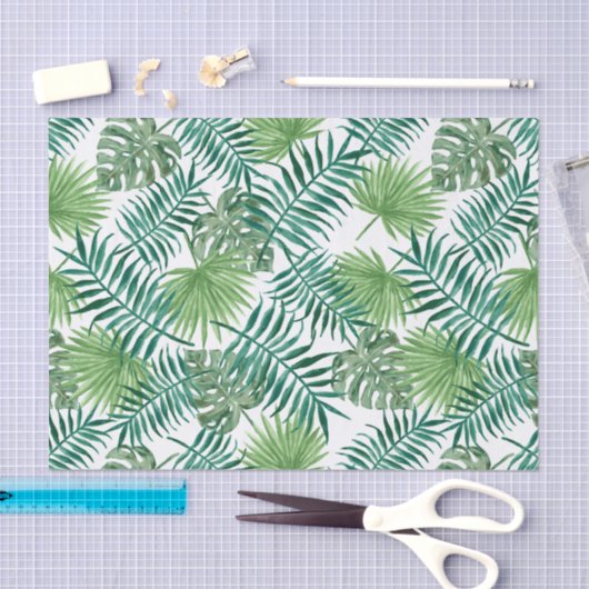 Tropisch palm Leaf Tissuepapier (Craft)