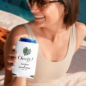 Tropisch palm Leaf Wedding Blikjeskoeler