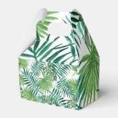 Tropisch palm Leaves Bachelorette Hangover Kit Bedankdoosjes (Achterkant)